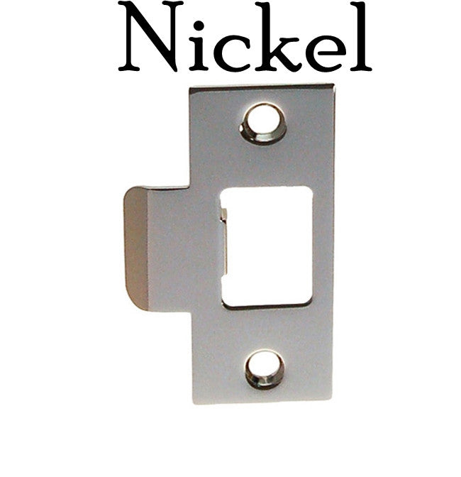 Brass, Nickel or Oil Rubbed Bronze T Strike Plate for Door Latches Door & Window Hardware Restoration Supplies   