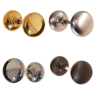 Door Knobs, Solid Core, Simple Design Door & Window Hardware Restoration Supplies Brass  