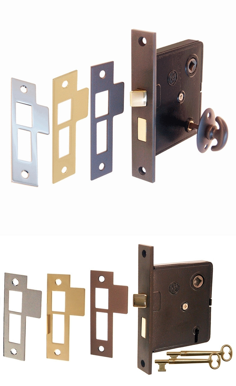 Interior Door Mortise Lock Door & Window Hardware Restoration Supplies Thumb Turn Brass 