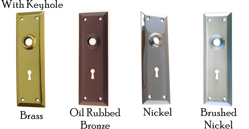 Door Knob Trim Plate Restoration Supplies