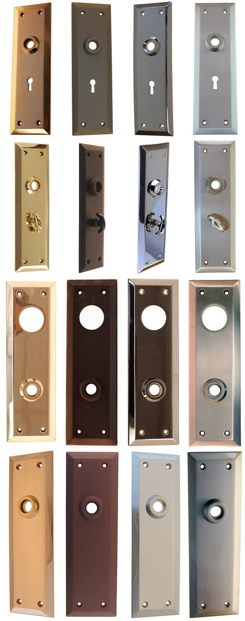 Door Trim Plate, Heavy Duty Door & Window Hardware Restoration Supplies Keyhole Brass 