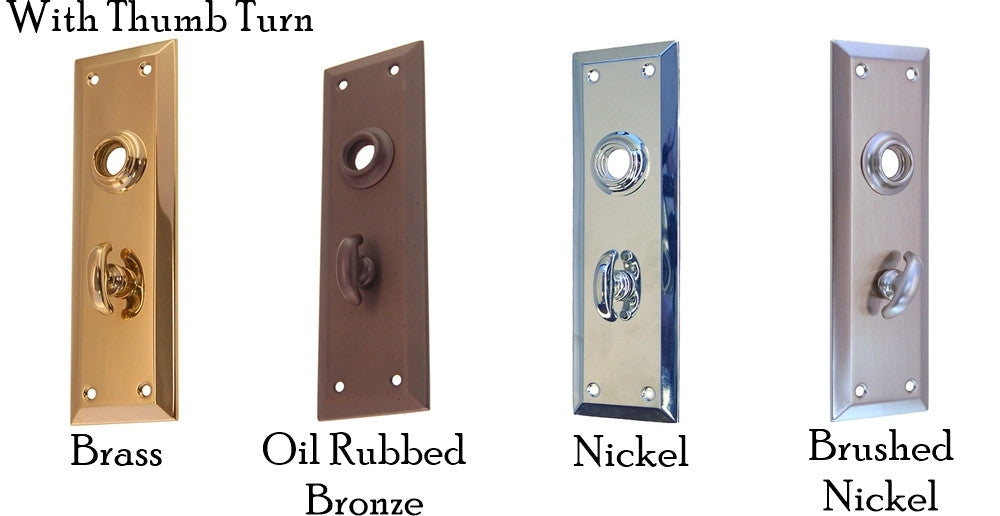 Door Knob Trim Plate Restoration Supplies