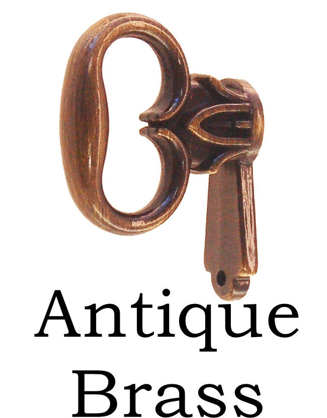 Brass or Antique Mock Door Key Furniture Hardware Restoration Supplies   