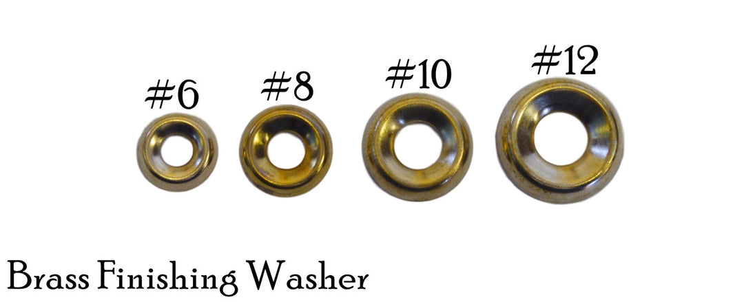 The Hillman Group 7615 Brass Finish Washers - 6-Pack For Decorative Hardware Applications
