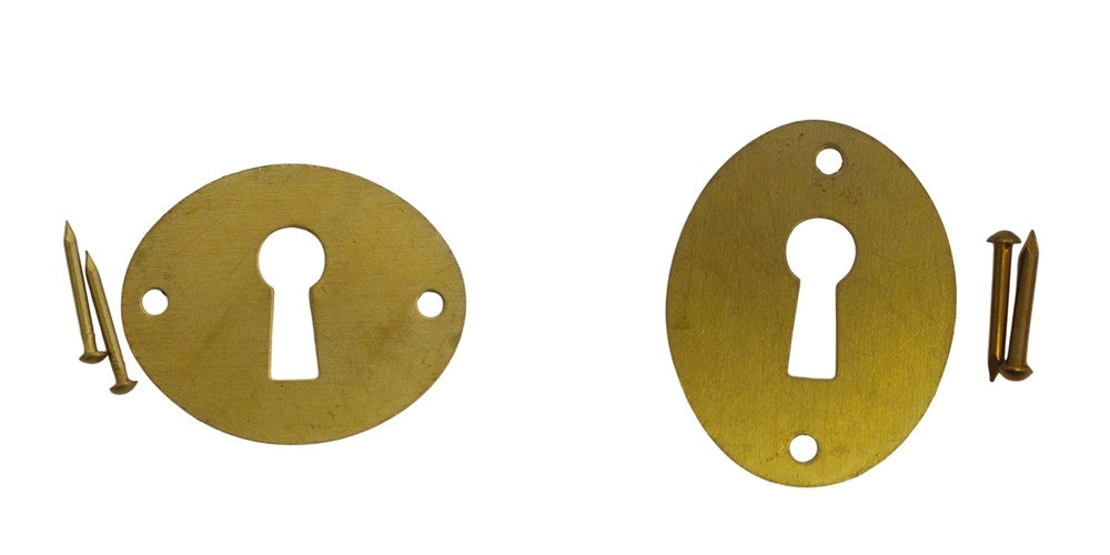Basic Keyhole Cover Furniture Hardware Restoration Supplies Vertical  
