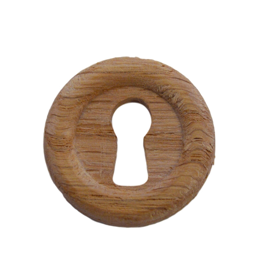 Round Oak Keyhole Cover - 1-1/16" Diameter Furniture Hardware Restoration Supplies   