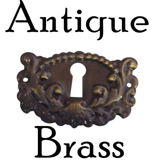Ornate Victorian Keyhole Cover Furniture Hardware Restoration Supplies   