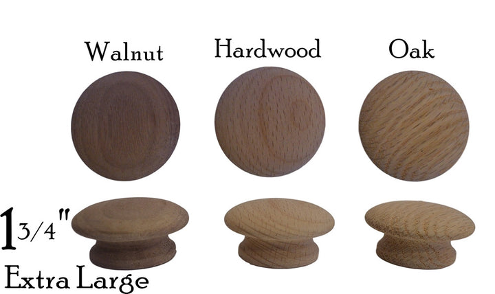 Wood Knob, Round Cabinet Hardware Restoration Supplies   