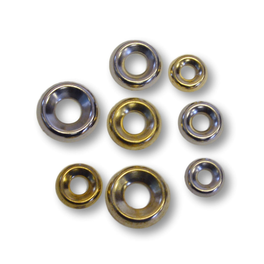 Finish Washer *Size & Metal Options-Per Dozen All Other Products Restoration Supplies #6 Brass 