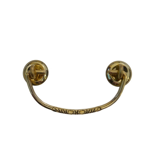 Brass Bail Pull - 3"cc Furniture Hardware Restoration Supplies   
