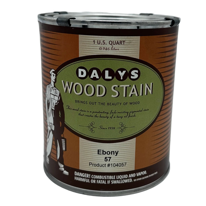Daly's Wood Stain Wood Stains & Finishes Daly's Ebony (57) Quart 