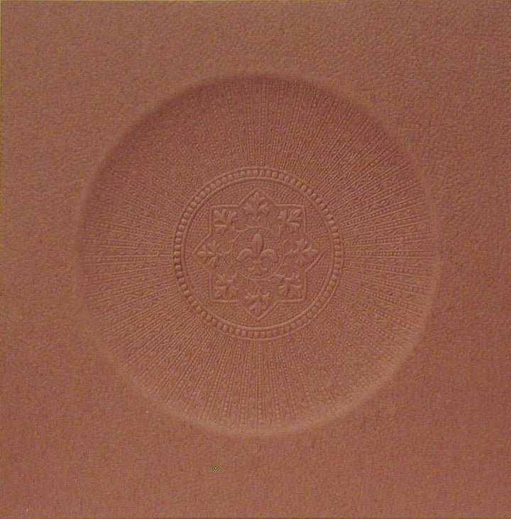 Fiber Seat Board - Fleur-de-lis, Round Chair Restoration Restoration Supplies   