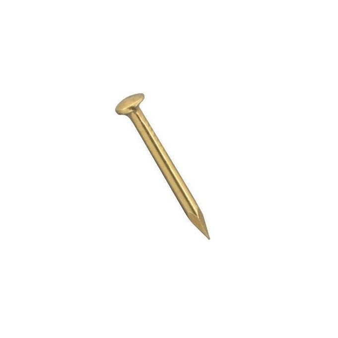 Escutcheon Pins 3/4", per dozen All Other Products Restoration Supplies 14 gauge - 3/4" Dozen Brass