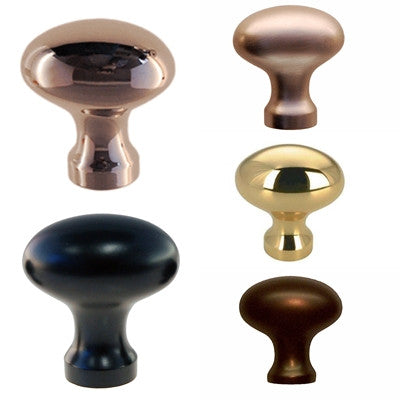 Oval Solid Brass Knob Cabinet Hardware Restoration Supplies Brass  