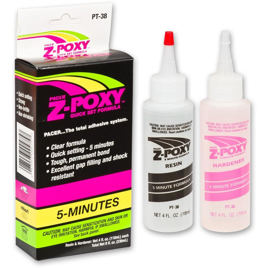 Z-Poxy Quick Set Formula-5 min. Chair Restoration Restoration Supplies   