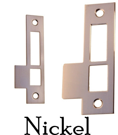 Door Strike Plates for 2" or 1.75" Thick Doors Door & Window Hardware Restoration Supplies   